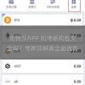 比特派APP 比特派钱包安全吗？专家详解其全面优势