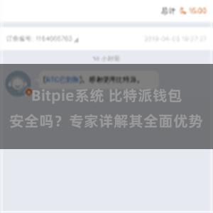 Bitpie系统 比特派钱包安全吗？专家详解其全面优势