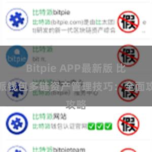 Bitpie APP最新版 比特派钱包多链资产管理技巧：全面攻略