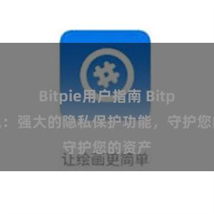 Bitpie用户指南 Bitpie钱包：强大的隐私保护功能，守护您的资产