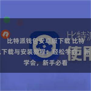 比特派钱包安卓版下载 比特派钱包下载与安装教程：轻松学会，新手必看