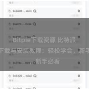 Bitpie下载资源 比特派钱包下载与安装教程：轻松学会，新手必看