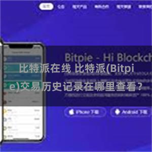 比特派在线 比特派(Bitpie)交易历史记录在哪里查看？