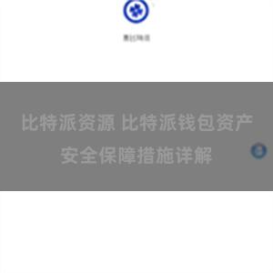 比特派资源 比特派钱包资产安全保障措施详解