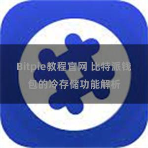 Bitpie教程官网 比特派钱包的冷存储功能解析