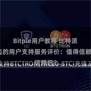 Bitpie用户教程 比特派钱包的用户支持服务评价：值得信赖吗？